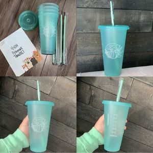 4 BRAND NEW 24 oz Reusable Starbucks Cup (Earth Day 2021)